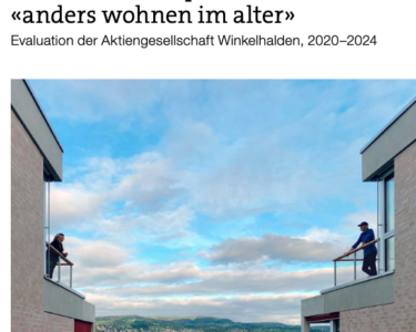 Das Foto zeigt das Cover der Dokumentation der Age-Stiftung zur Winkelhalden.
